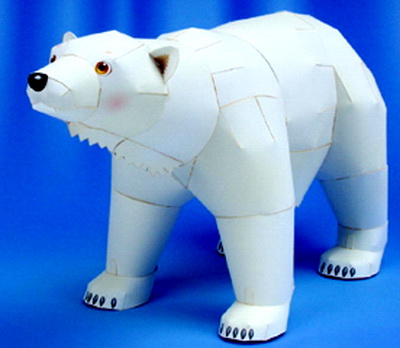 Белый медведь. Модель